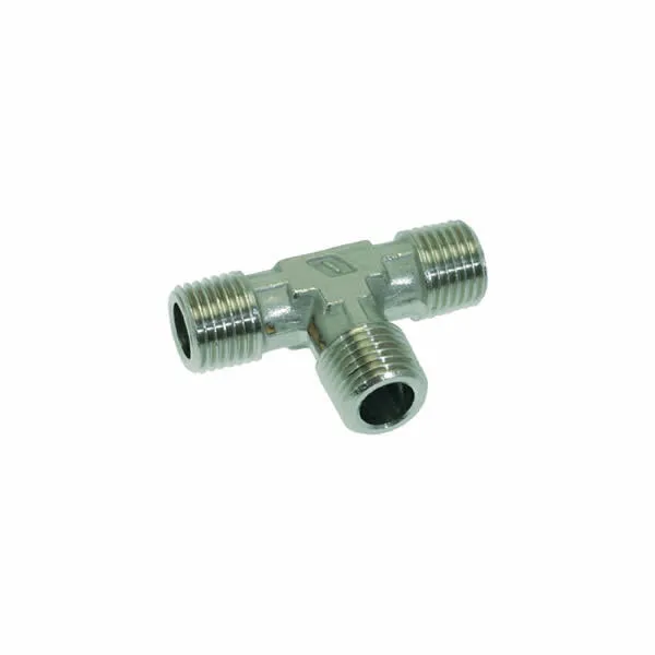 1/4" M x 1/4" M x 1/4" M BSP T Fitting