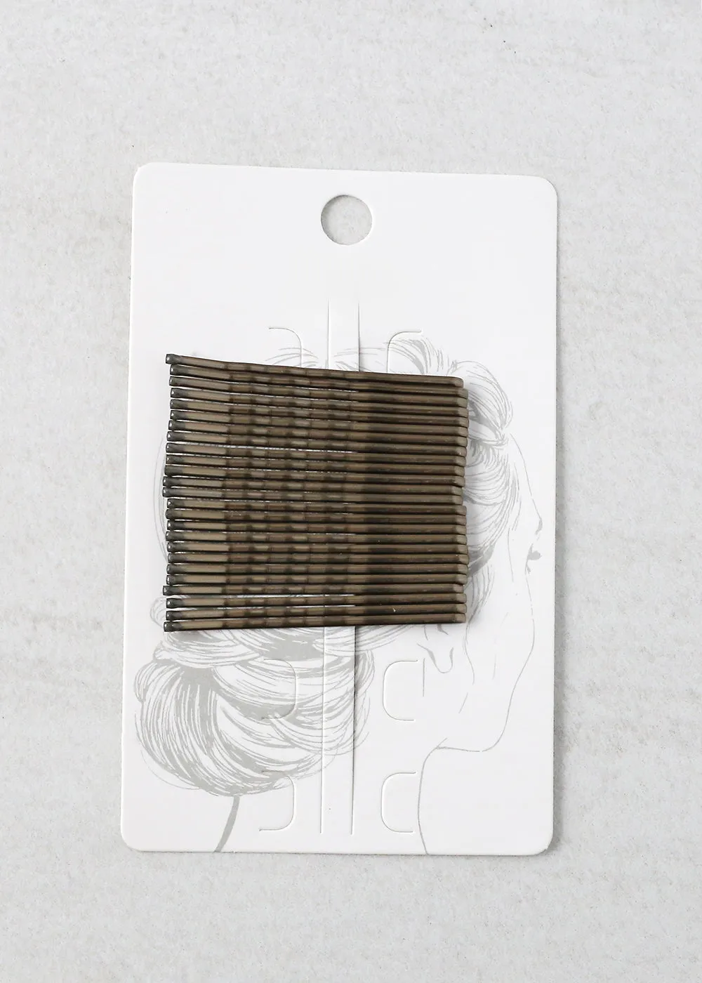 24 PCs Brown Bobby Pins