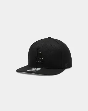 47 Brand Los Angeles Dodgers Matte Captain Snapback Black