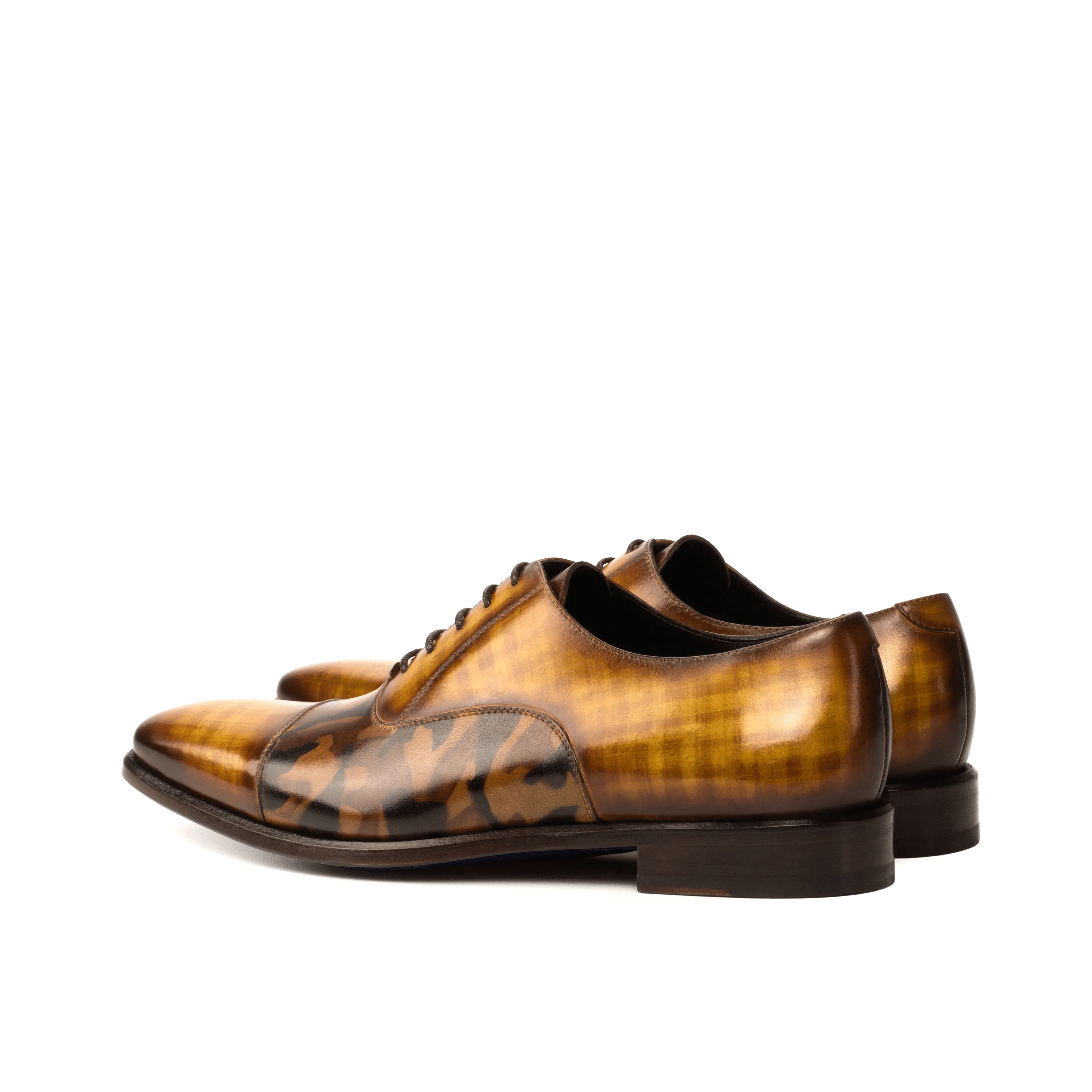 Agent Oxford patina shoes