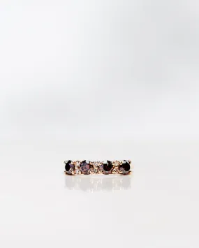 Anita Dark Chocolate 18K Gold, Whitegold or Rosegold Ring w. Diamonds