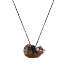 Autumn Sale - Red Panda Necklace