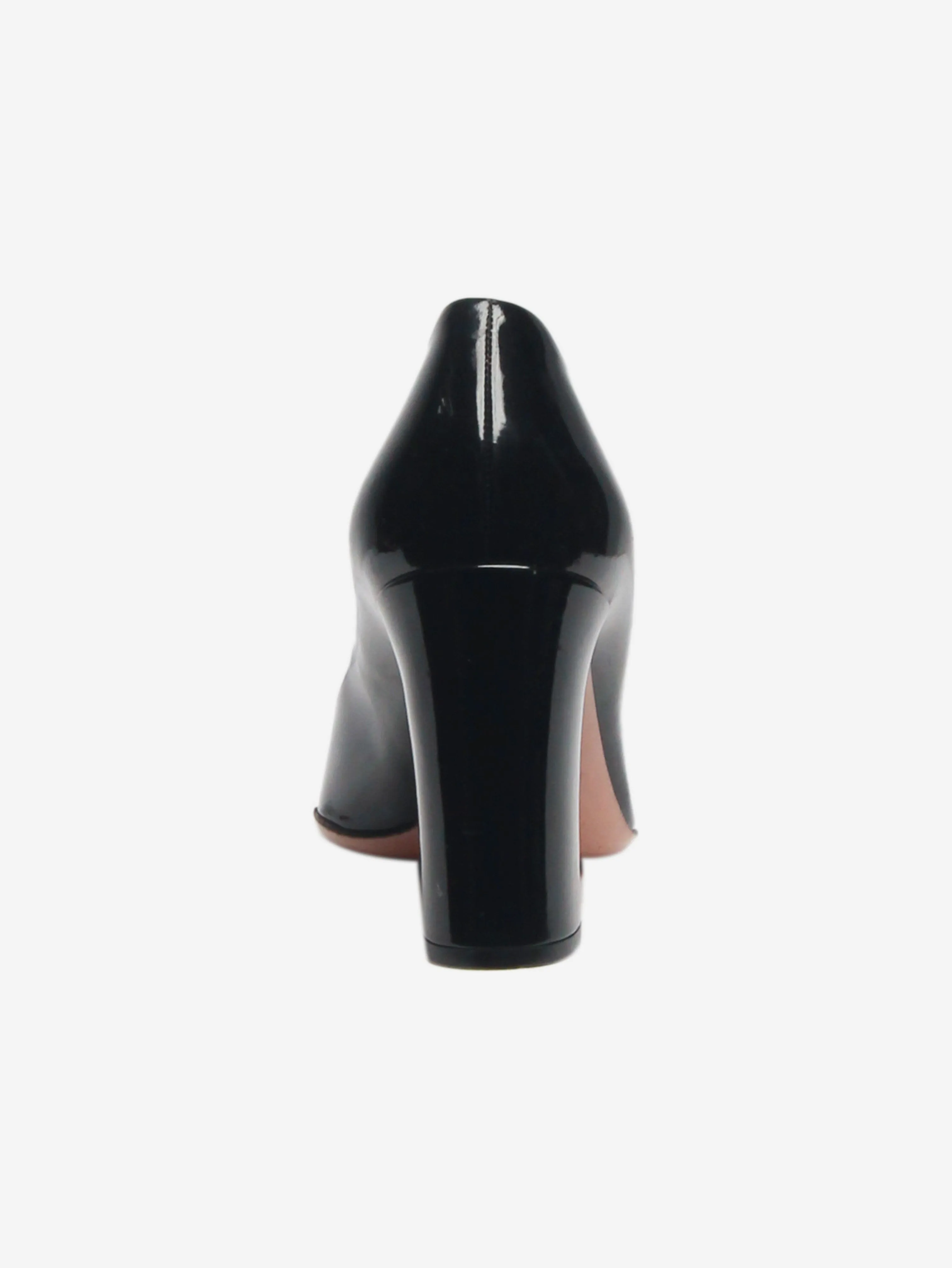 Black patent Horsebit pumps - size EU 40.5