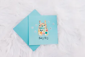 Blue Baby Boy Card