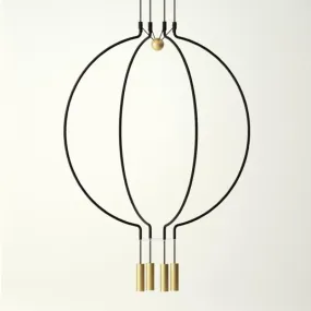 Contemporary Sculptural Pendant Cluster