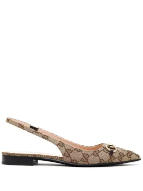 GG MOTIF SLINGBACK BALLETS