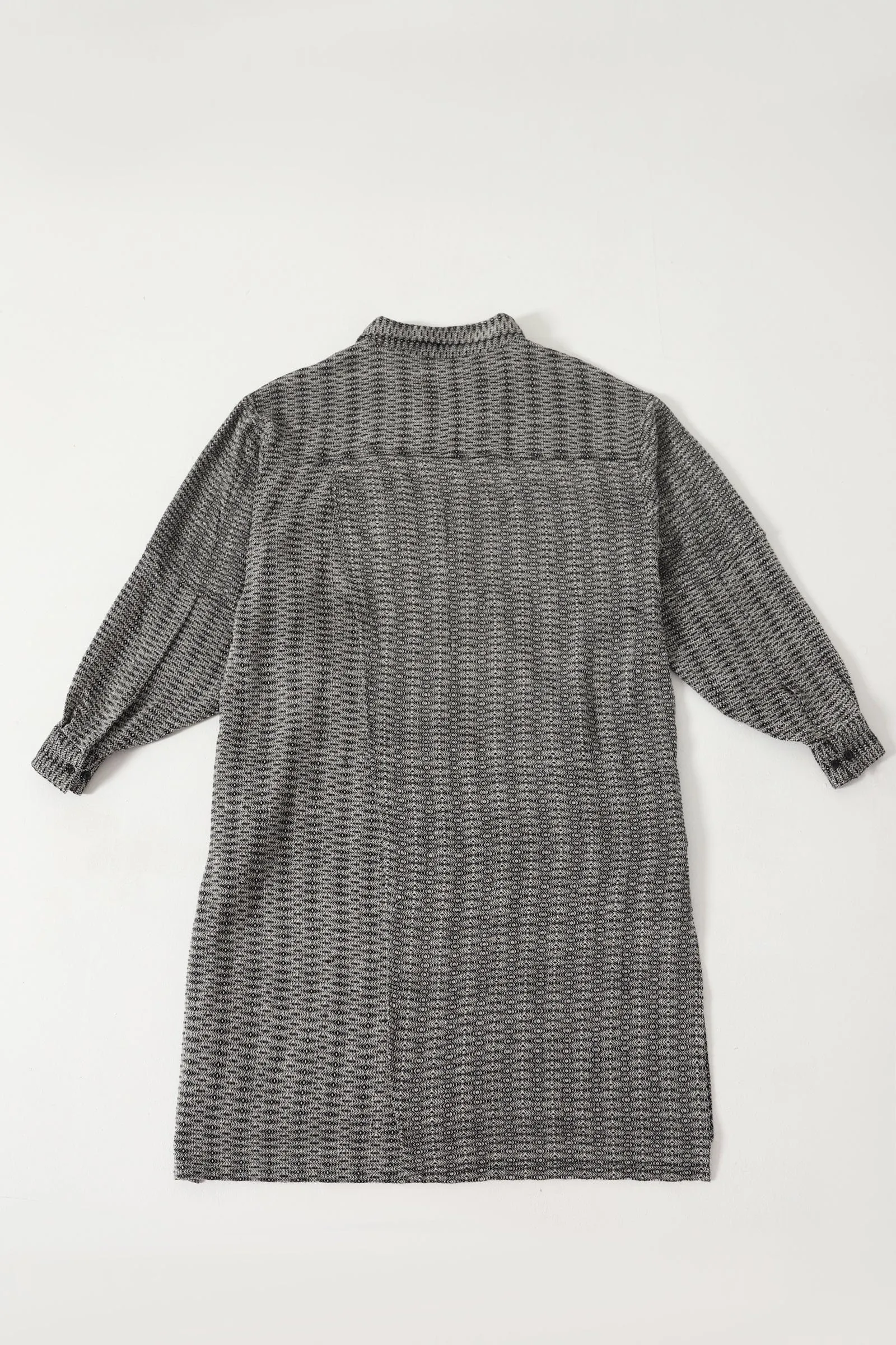 GREY HANDWOVEN KAMEEZ (LONG SHIRT)