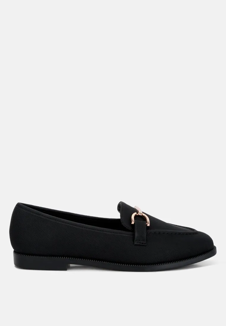 Horsebit Embellished Flat Loafers By Ruw