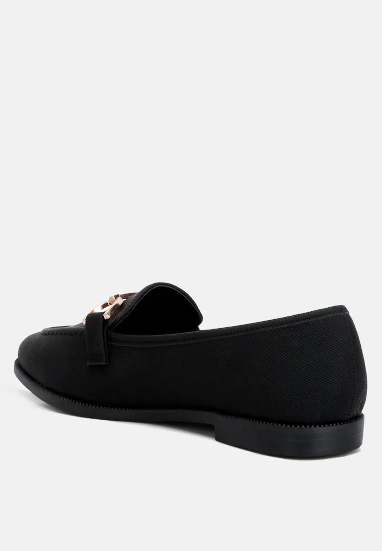 Horsebit Embellished Flat Loafers By Ruw