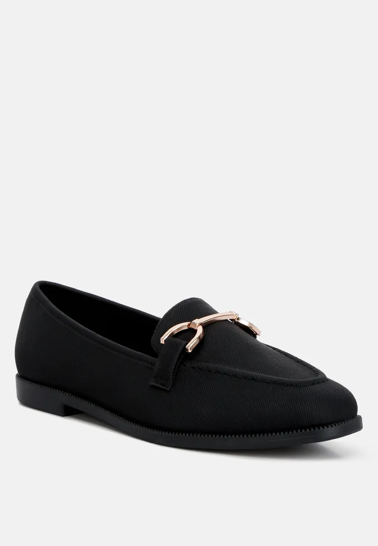 Horsebit Embellished Flat Loafers By Ruw