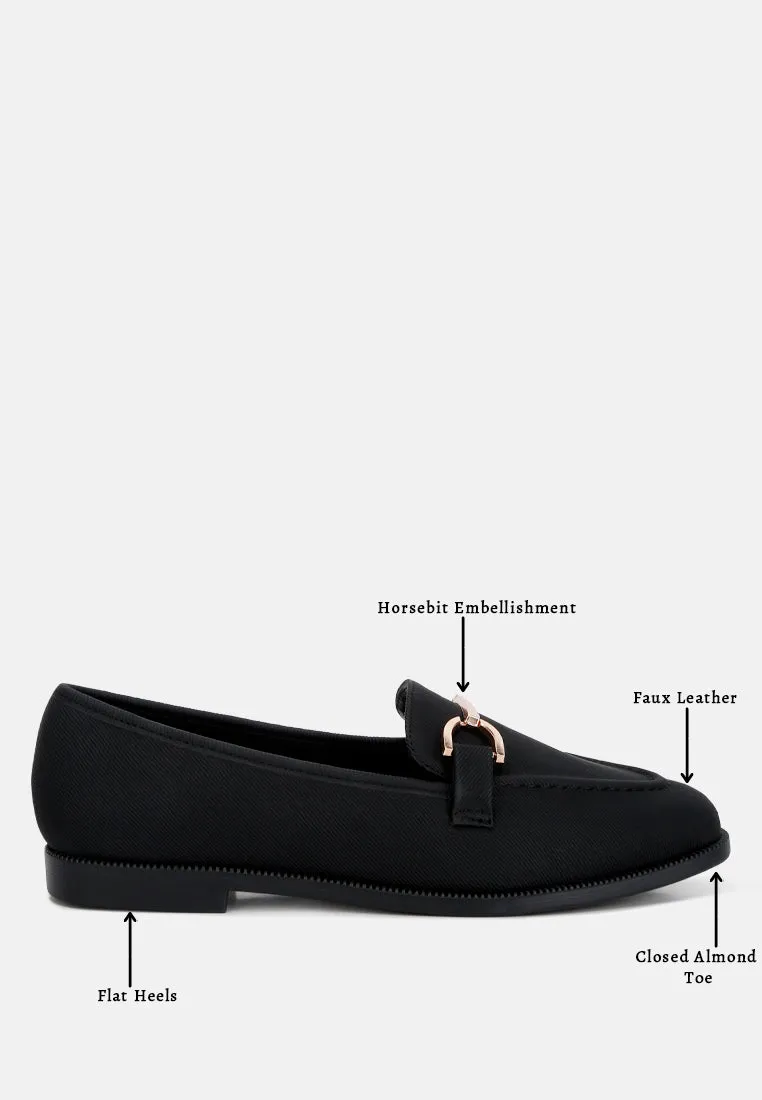 Horsebit Embellished Flat Loafers By Ruw