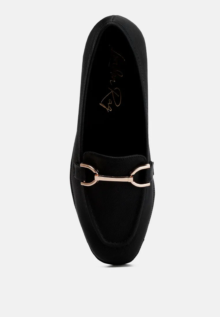 Horsebit Embellished Flat Loafers By Ruw