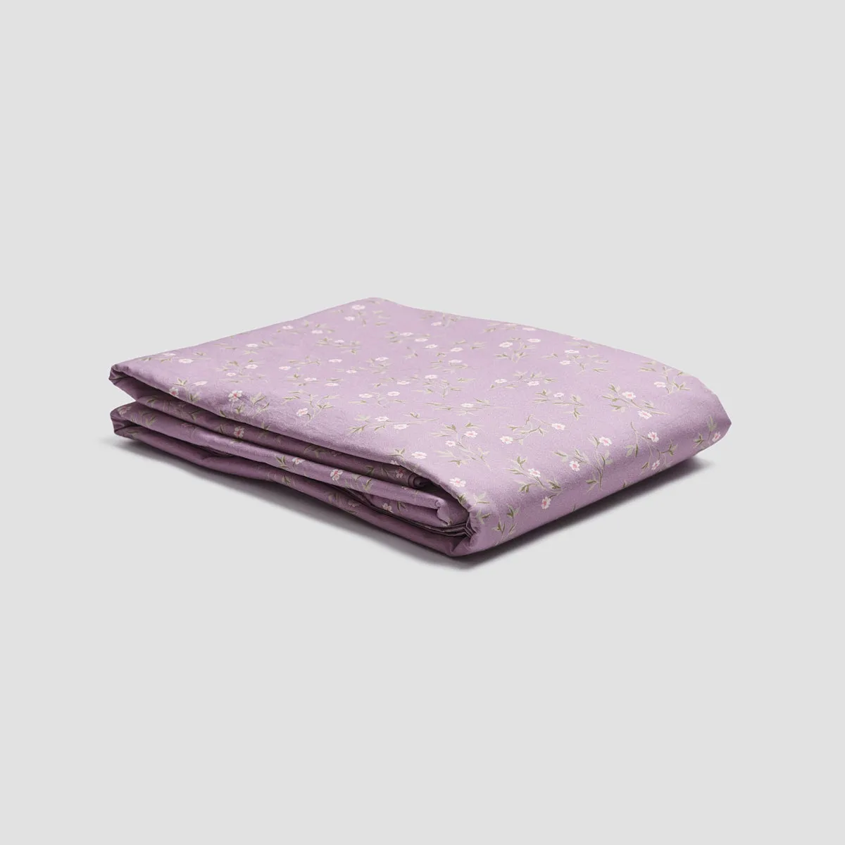 Lupin Floral Cotton Flat Sheet