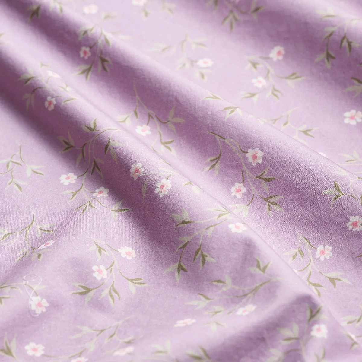 Lupin Floral Cotton Flat Sheet