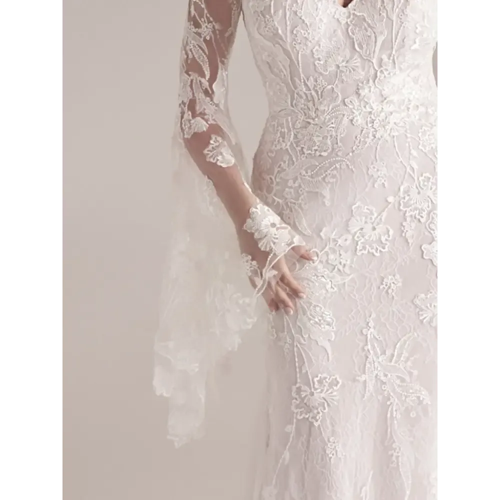 Maggie Sottero Doreen Detachable Bell Sleeves