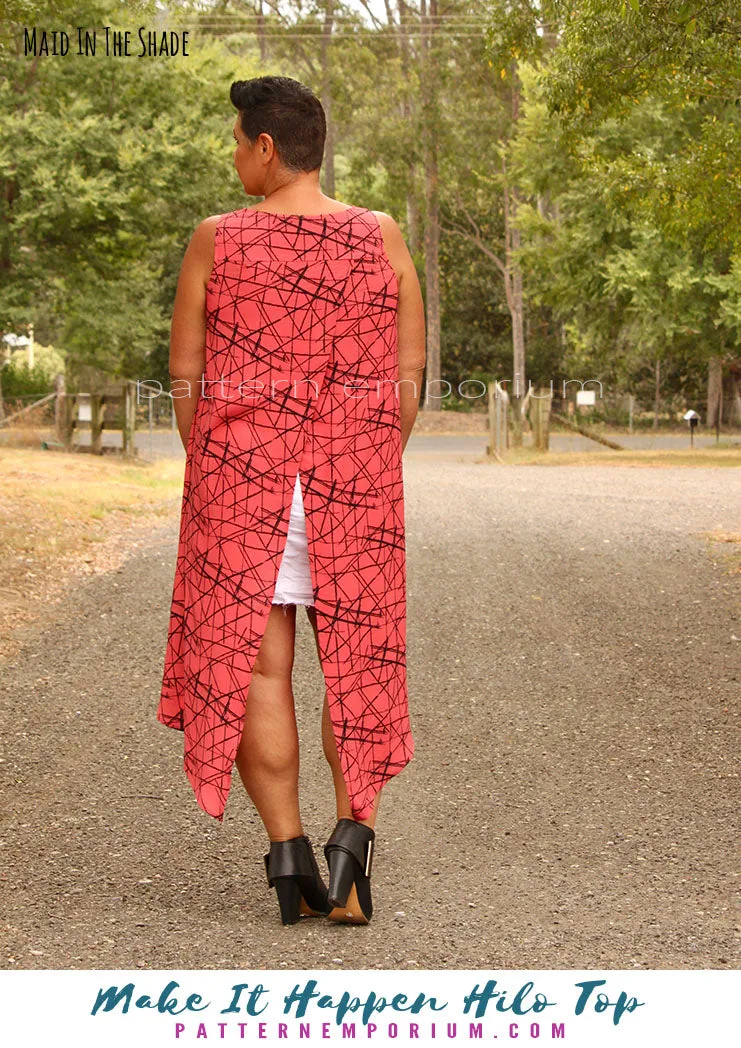 Make It Happen | Woven High-low Top Sewing Pattern