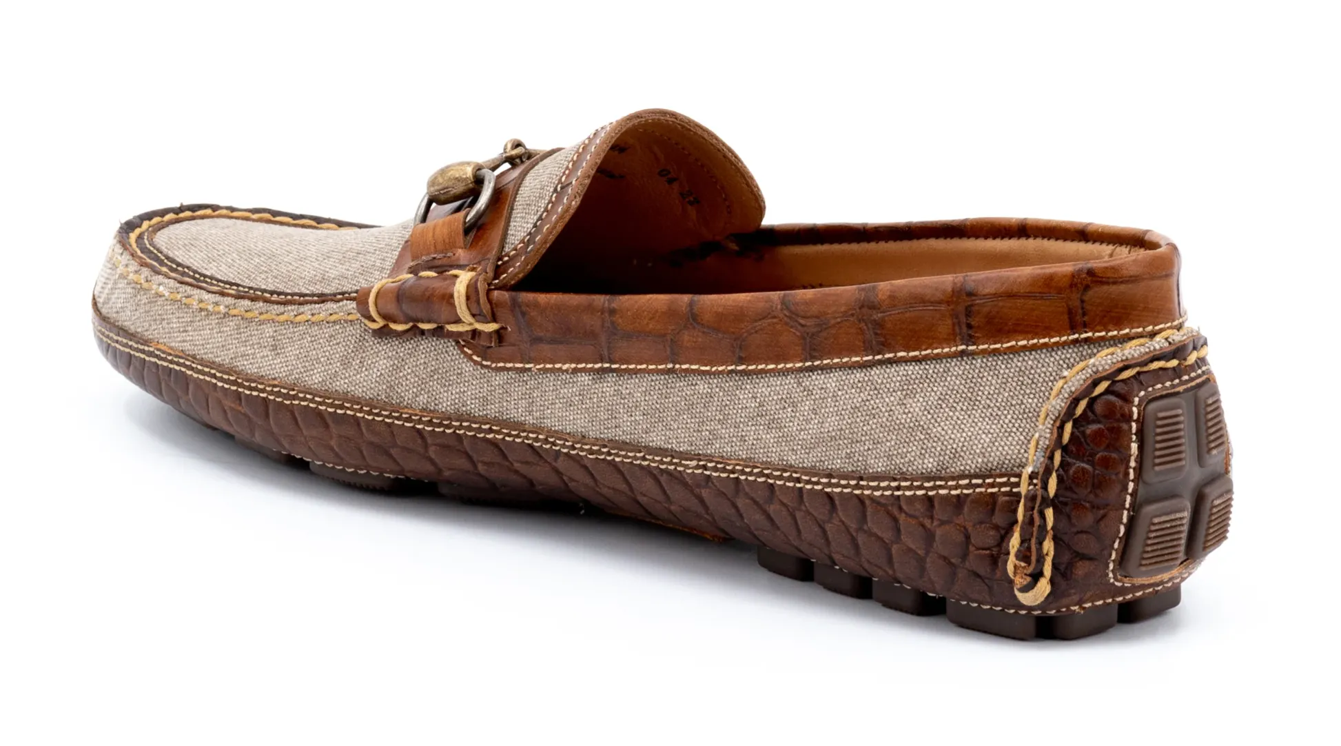 Monte Carlo Horsebit Loafer Stone