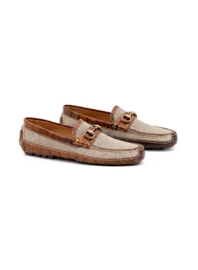 Monte Carlo Horsebit Loafer Stone