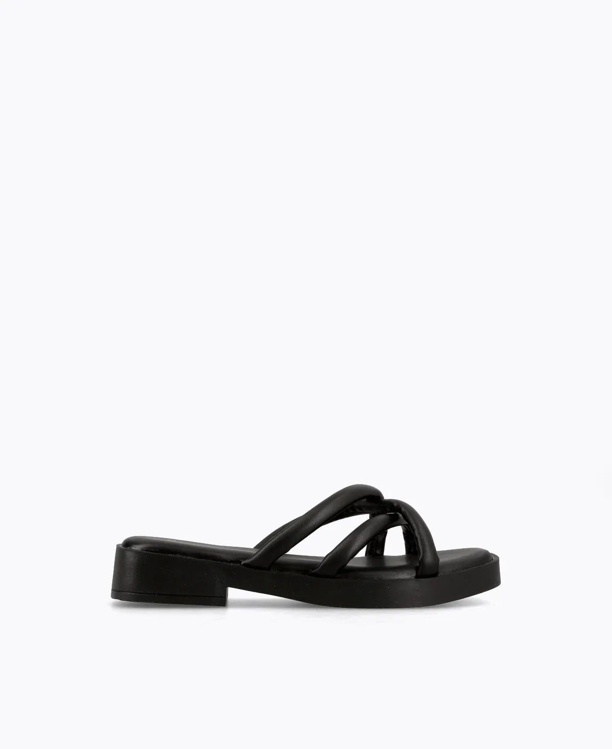 Sansa Platform Sandals - Black