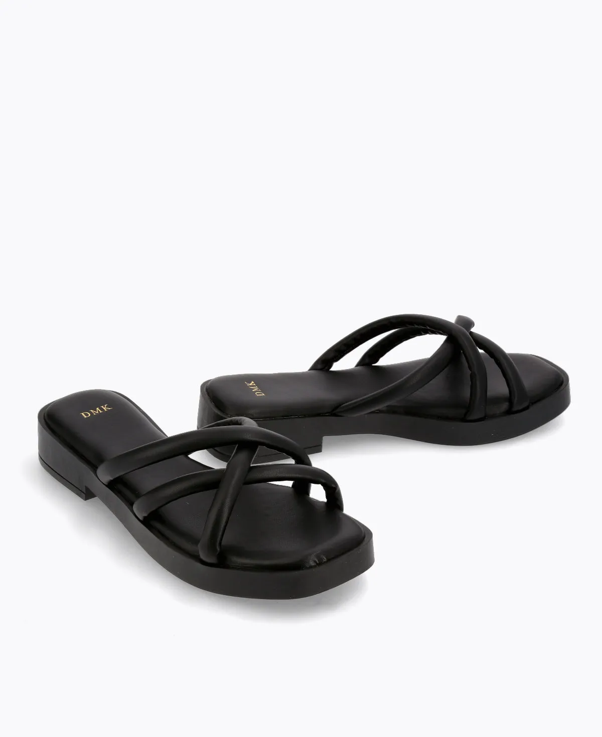 Sansa Platform Sandals - Black