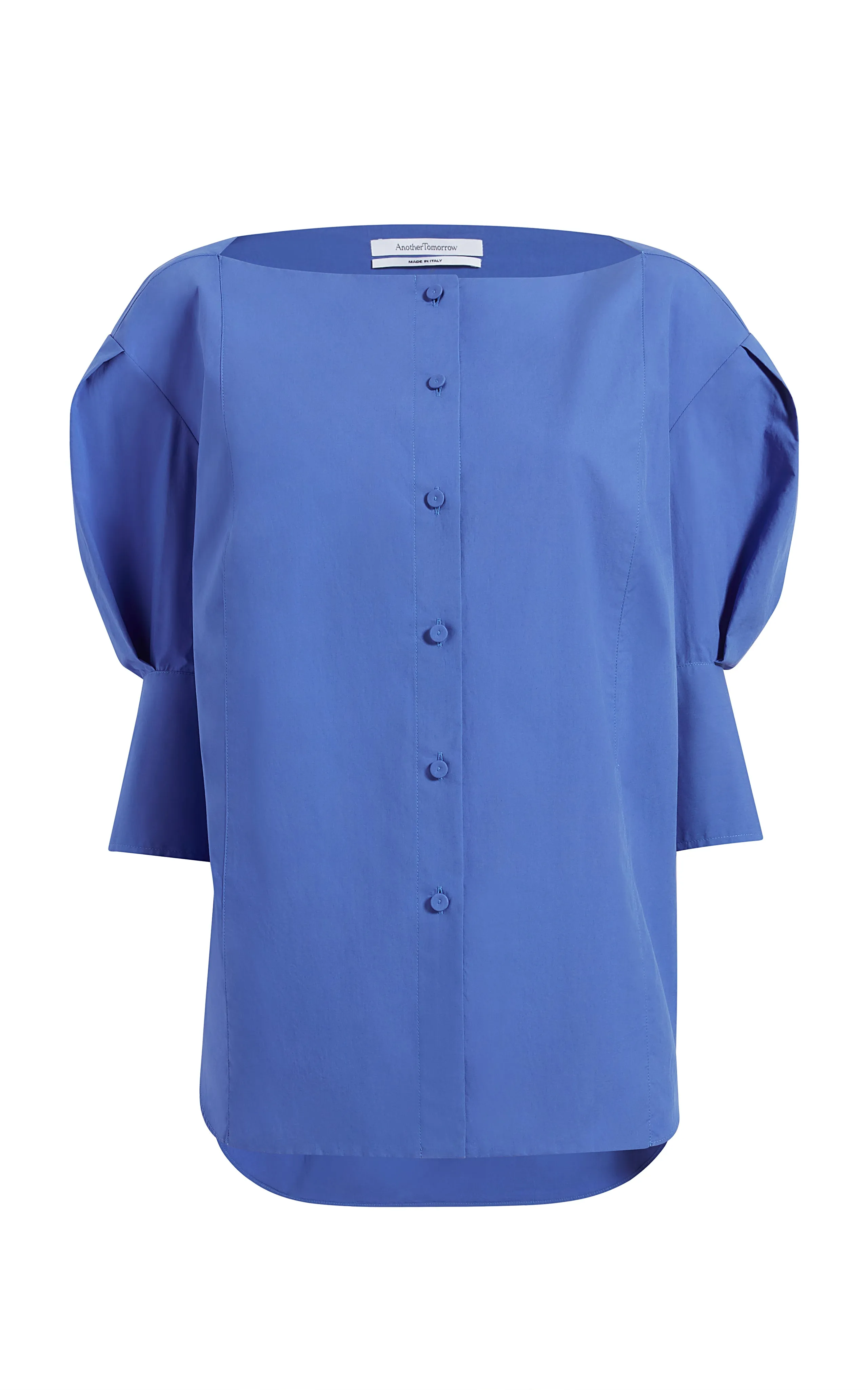 Short Sleeve Cuffed Blouse