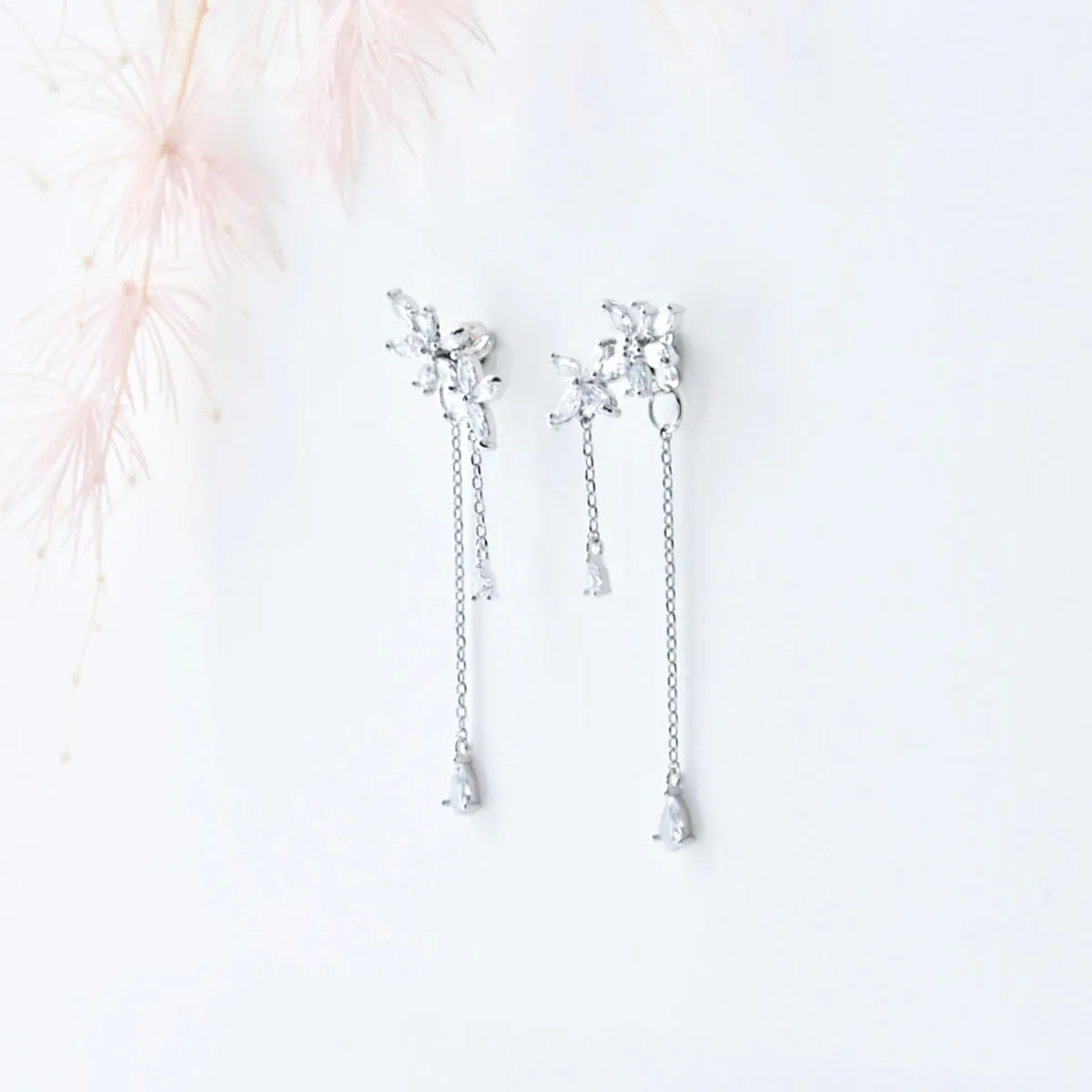 Silver Never Forget Earrings