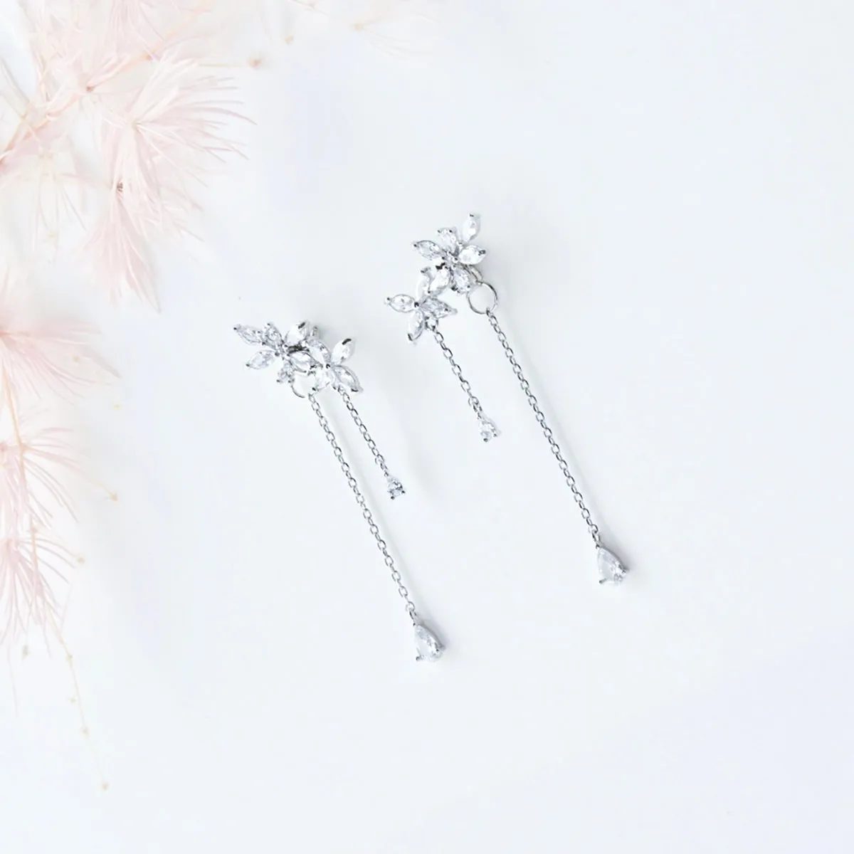 Silver Never Forget Earrings