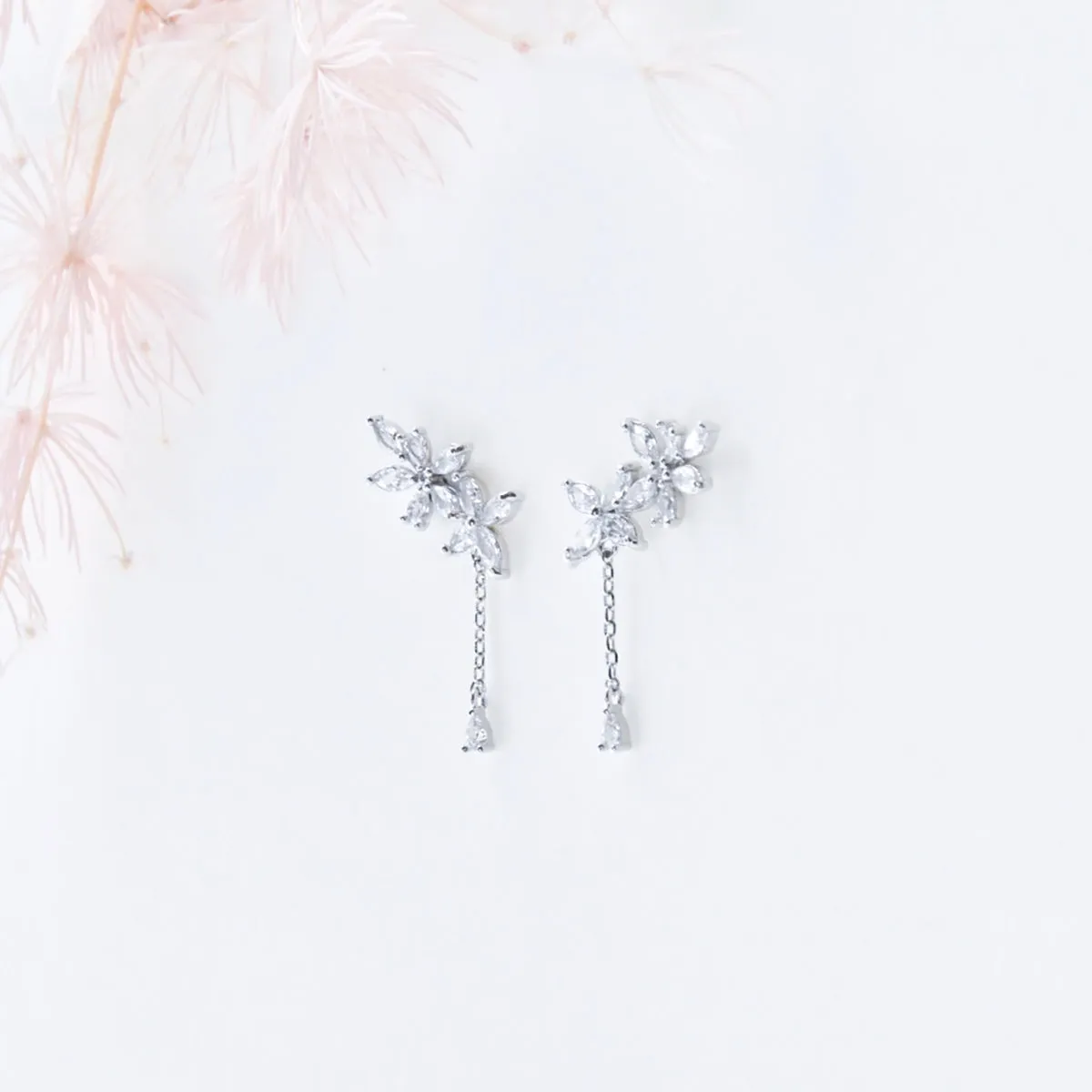 Silver Never Forget Earrings