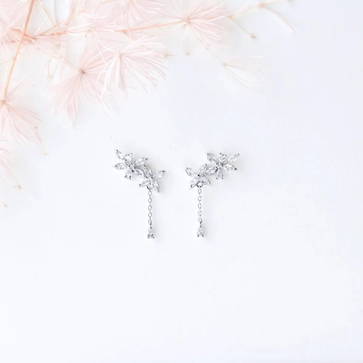 Silver Never Forget Earrings