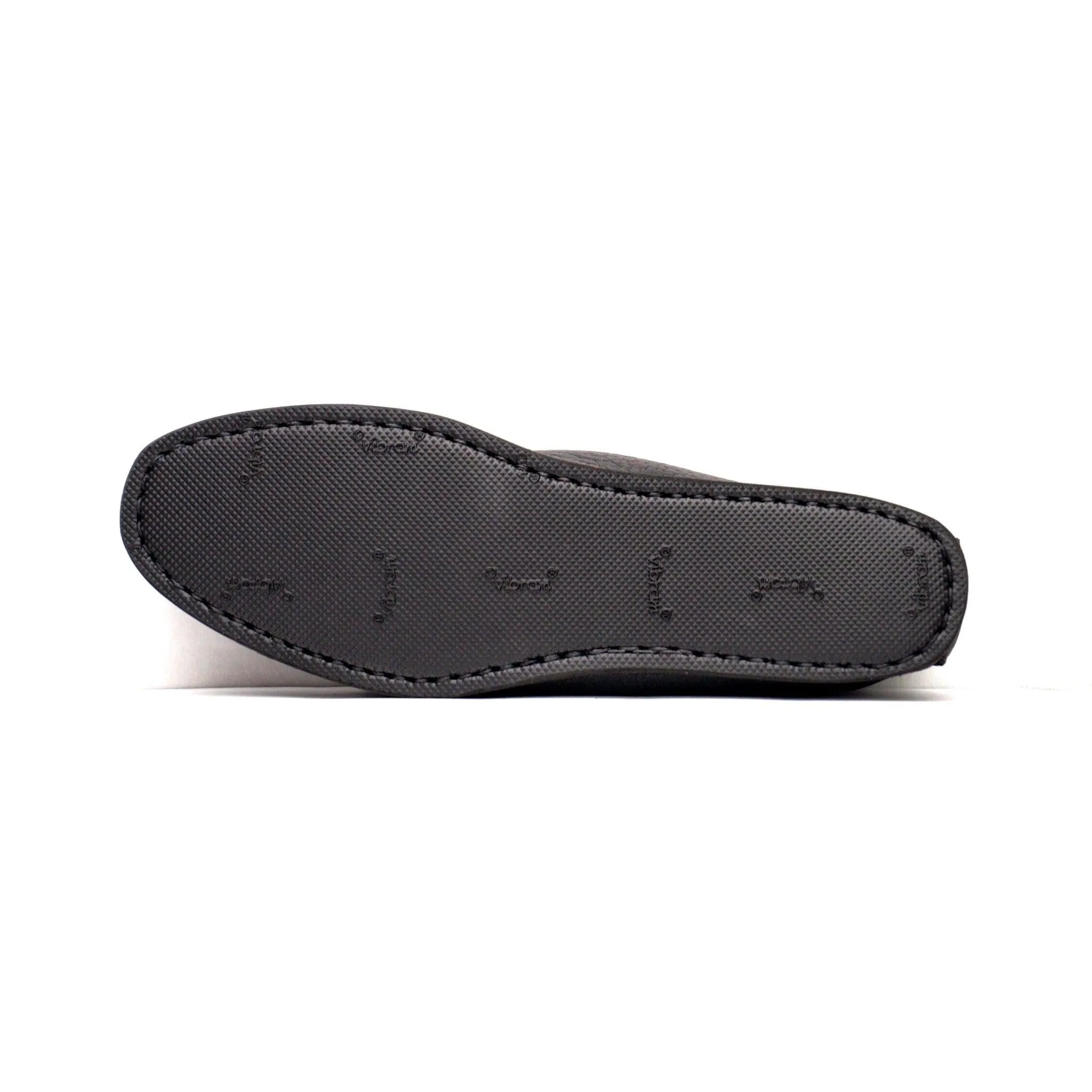 Spring Grove USA Moccasins - Black Cowhide