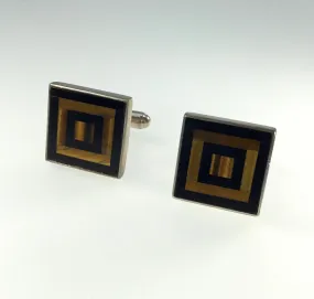 Tiger Eye & Onyx Cufflinks