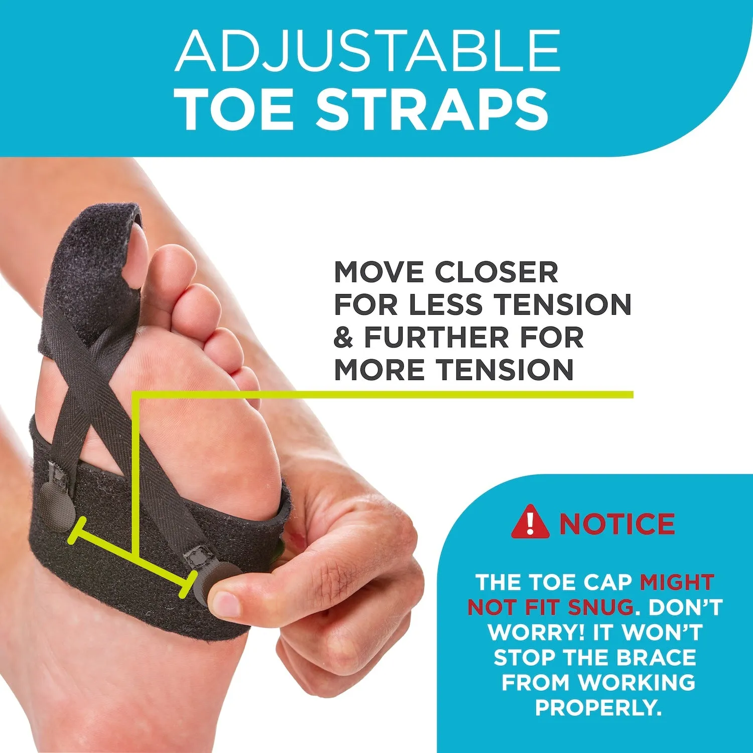 Turf Toe Brace | Soft Support Straps for Sprained Big Toe Treatment & Taping Alternative