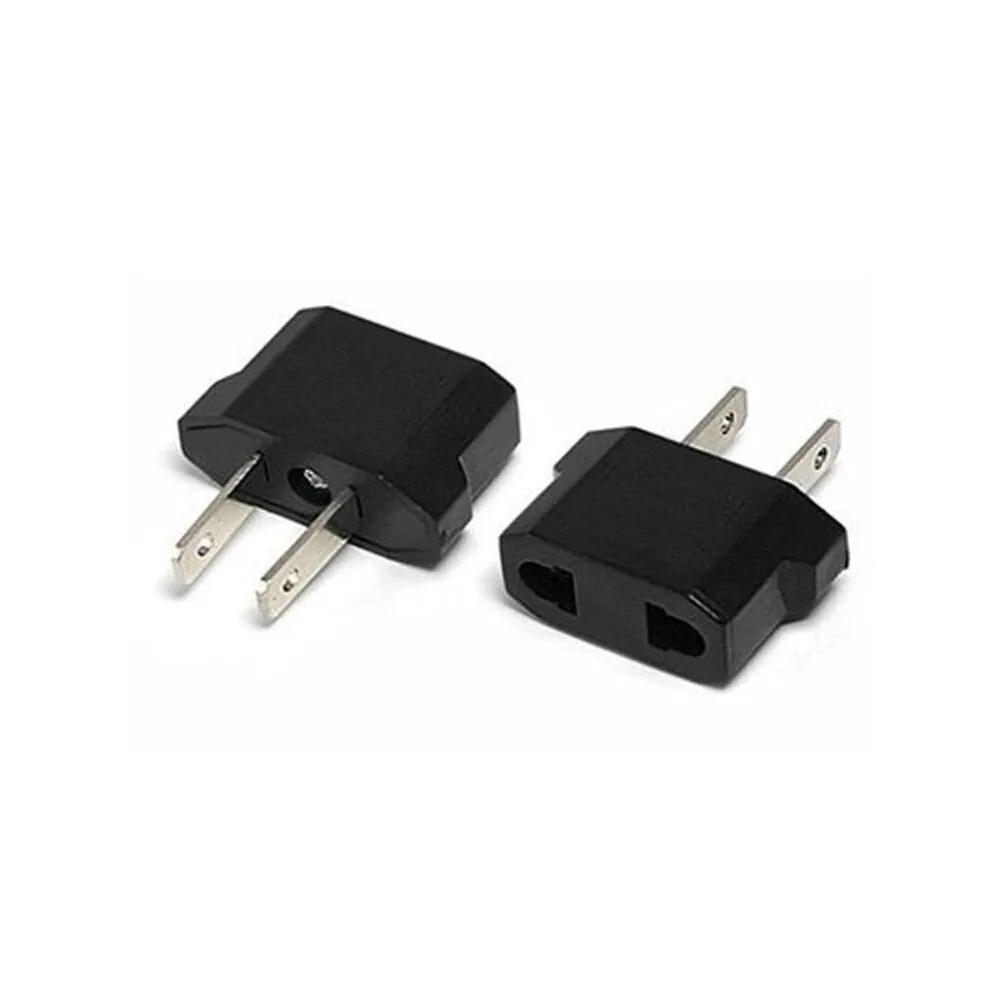 Universal Travel Power Plug Adapter EU to US Adaptor Converter European to American Outlet (1Pcs)