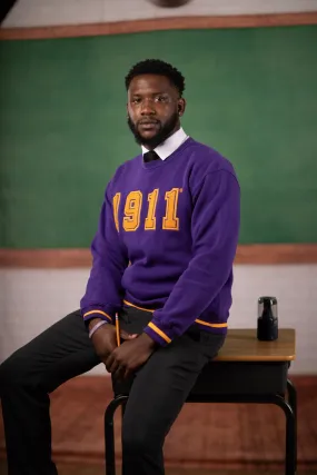 Varsity Purple 1911 Sweatshirt