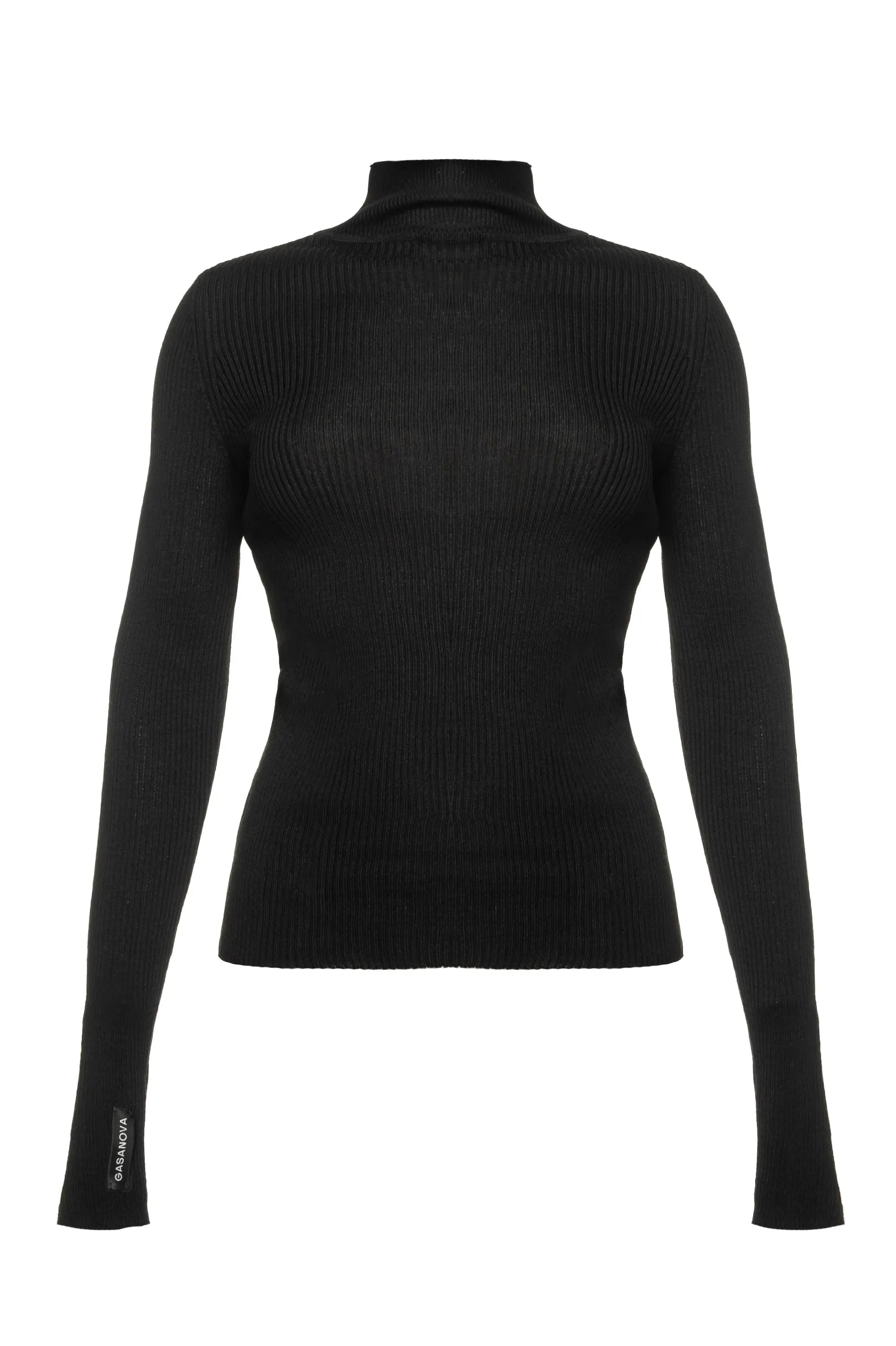 Woven Turtleneck