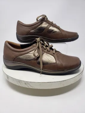 Ziera Size 8.5 (39.5)  Brown Metallic Sneakers NWOB